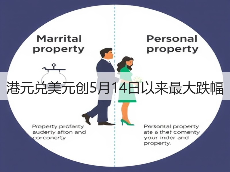 港元兑美元创5月14日以来最大跌幅