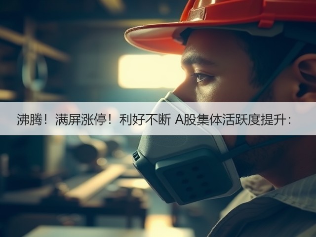 沸腾！满屏涨停！利好不断 A股集体活跃度提升：(图2)