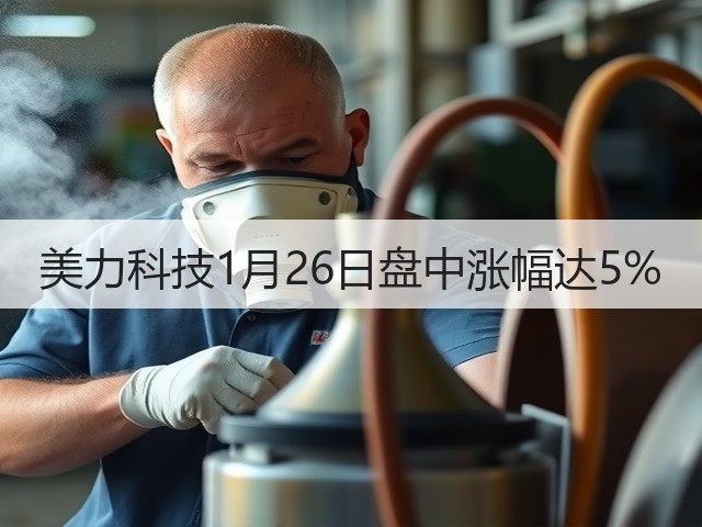 美力科技1月26日盘中涨幅达5%(图1) 美力科技1月26日盘中涨幅达5%(图1)