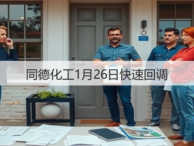 同德化工1月26日快速回调(图3) 同德化工1月26日快速回调(图3)