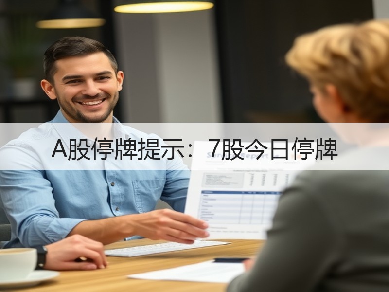 A股停牌提示：7股今日停牌