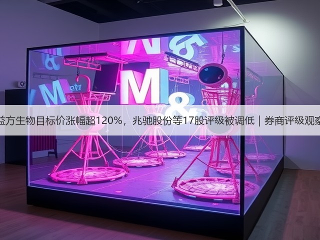 益方生物目标价涨幅超120%,兆驰股份等17股评级被调低|券商评级观察(图1) 益方生物目标价涨幅超120%,兆驰股份等17股评级被调低|券商评级观察(图1)