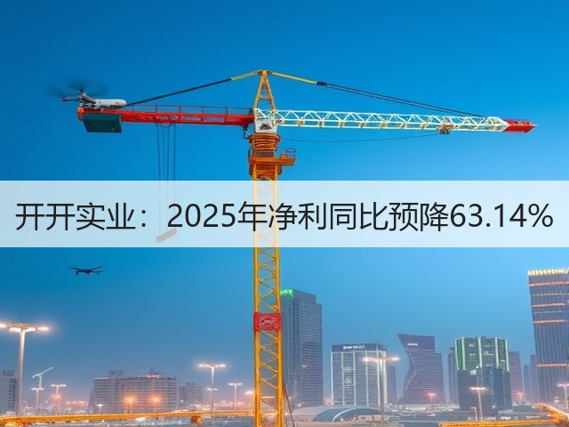 开开实业:2025年净利同比预降63.14%(图2) 开开实业:2025年净利同比预降63.14%(图2)