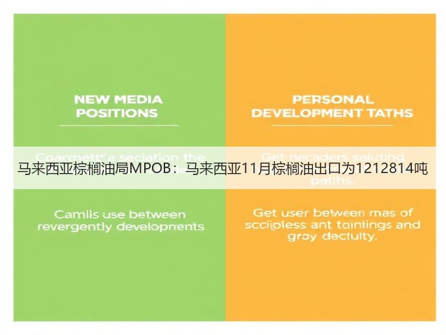 马来西亚棕榈油局MPOB：马来西亚11月棕榈油出口为1212814吨(图1)