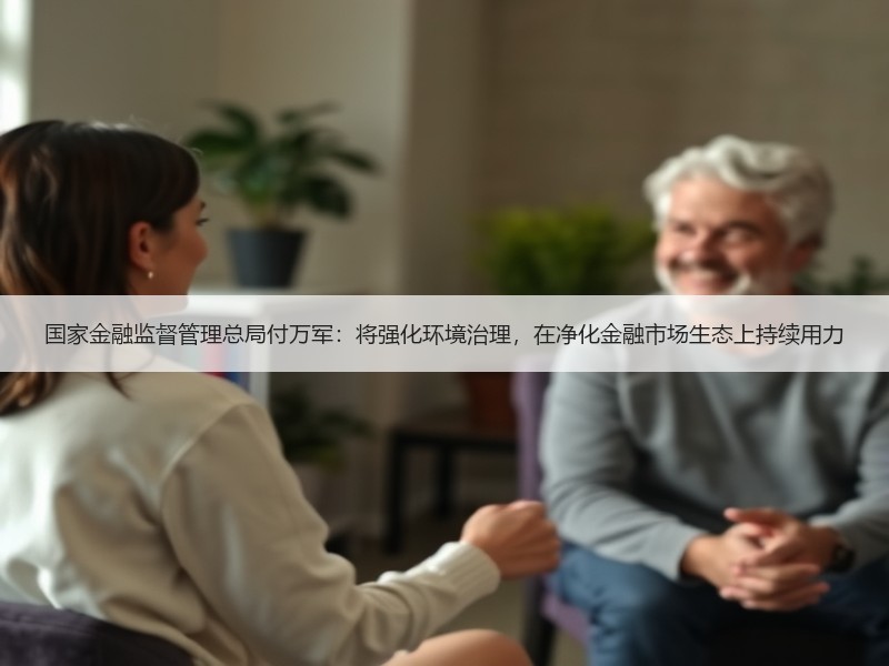 国家金融监督管理总局付万军：将强化环境治理，在净化金融市场生态上持续用力