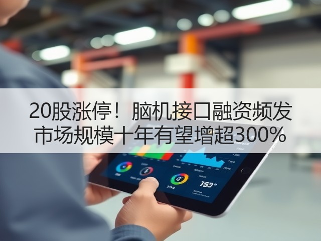 20股涨停!脑机接口融资频发 市场规模十年有望增超300%(图1) 20股涨停!脑机接口融资频发 市场规模十年有望增超300%(图1)