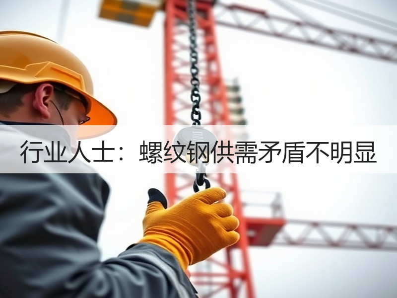 行业人士：螺纹钢供需矛盾不明显