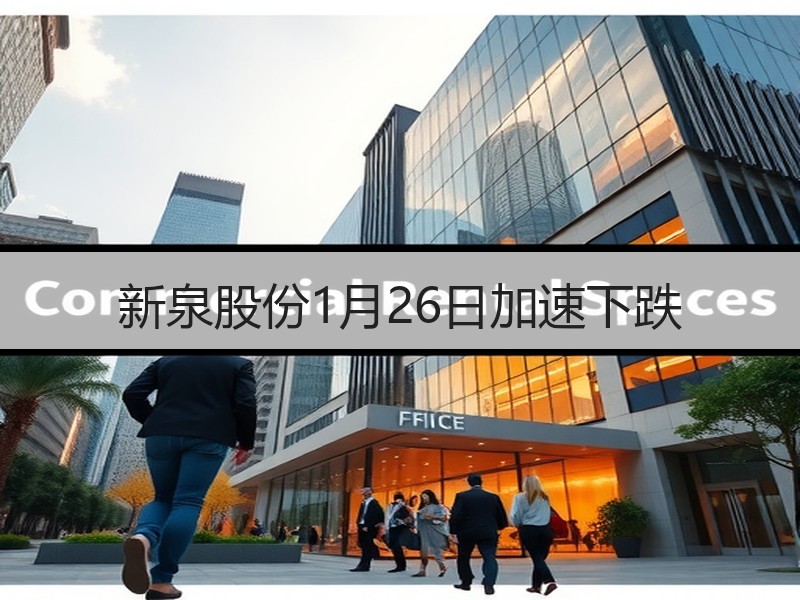 新泉股份1月26日加速下跌
