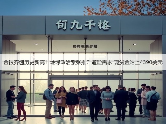 金银齐创历史新高!地缘政治紧张推升避险需求 现货金站上4390美元(图3) 金银齐创历史新高!地缘政治紧张推升避险需求 现货金站上4390美元(图3)