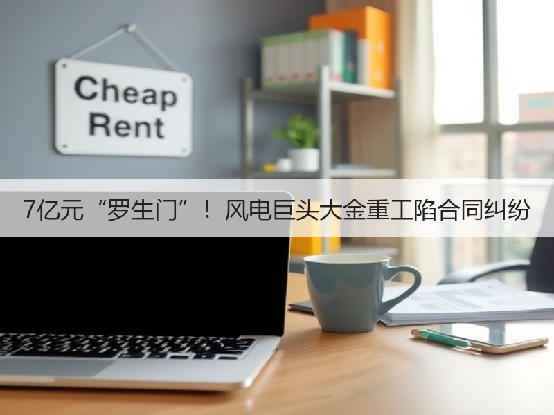 7亿元“罗生门”！风电巨头大金重工陷合同纠纷