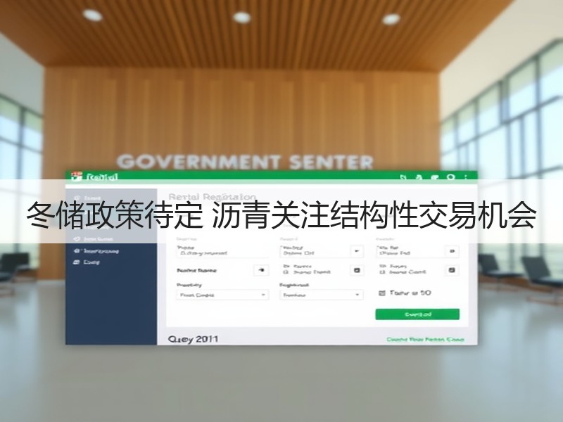 冬储政策待定 沥青关注结构性交易机会