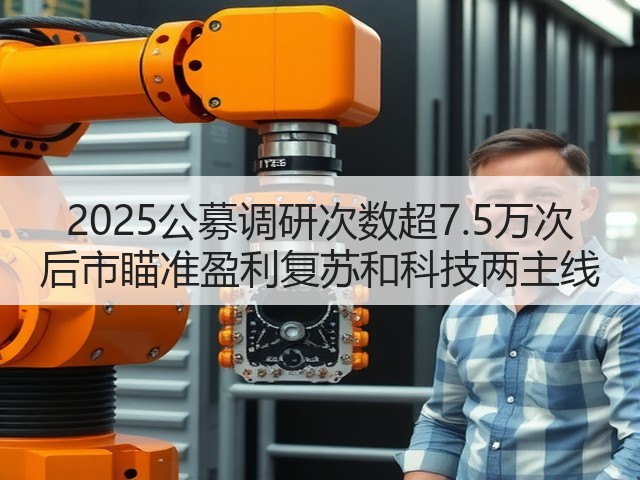 2025公募调研次数超7.5万次 后市瞄准盈利复苏和科技两主线(图1)