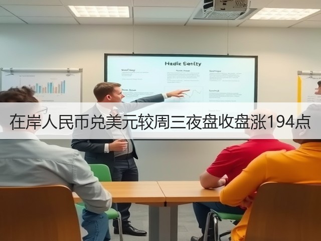 在岸人民币兑美元较周三夜盘收盘涨194点(图3)