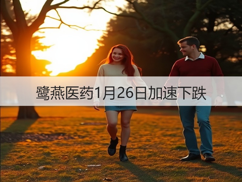 鹭燕医药1月26日加速下跌