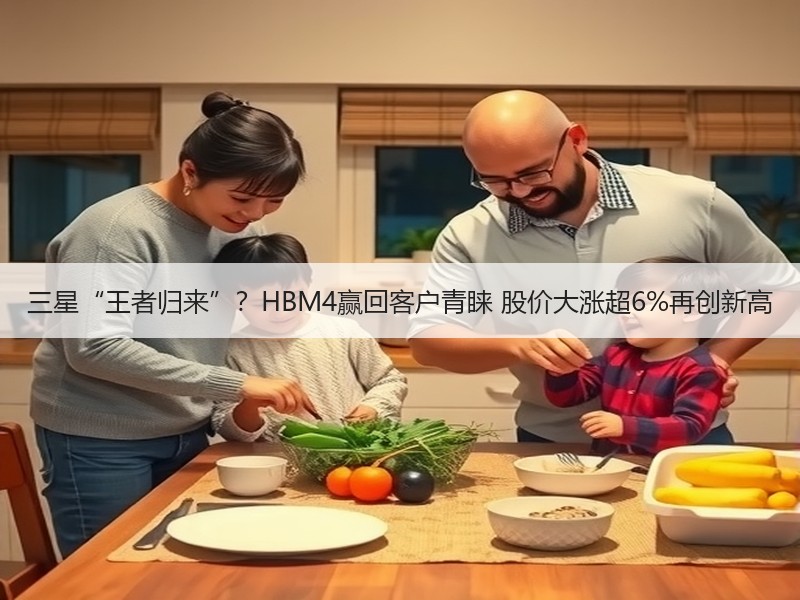 三星“王者归来”？HBM4赢回客户青睐 股价大涨超6%再创新高