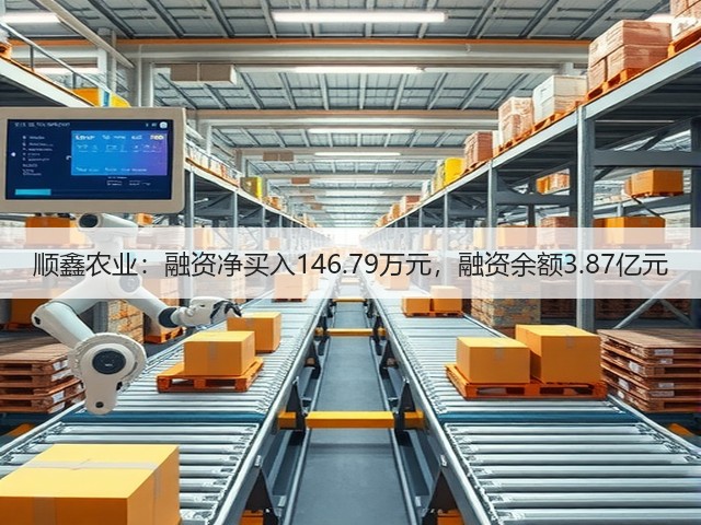 顺鑫农业：融资净买入146.79万元，融资余额3.87亿元(图1)