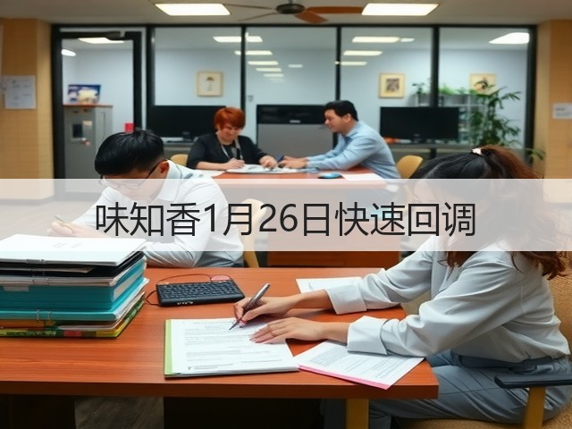 味知香1月26日快速回调(图2)