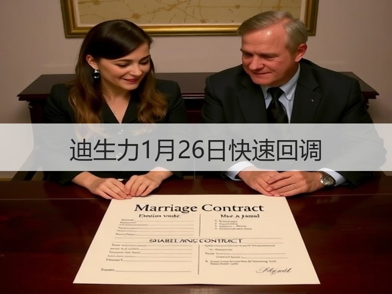 迪生力1月26日快速回调
