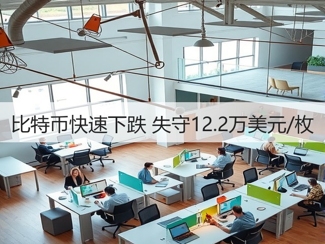 比特币快速下跌 失守12.2万美元/枚(图1)