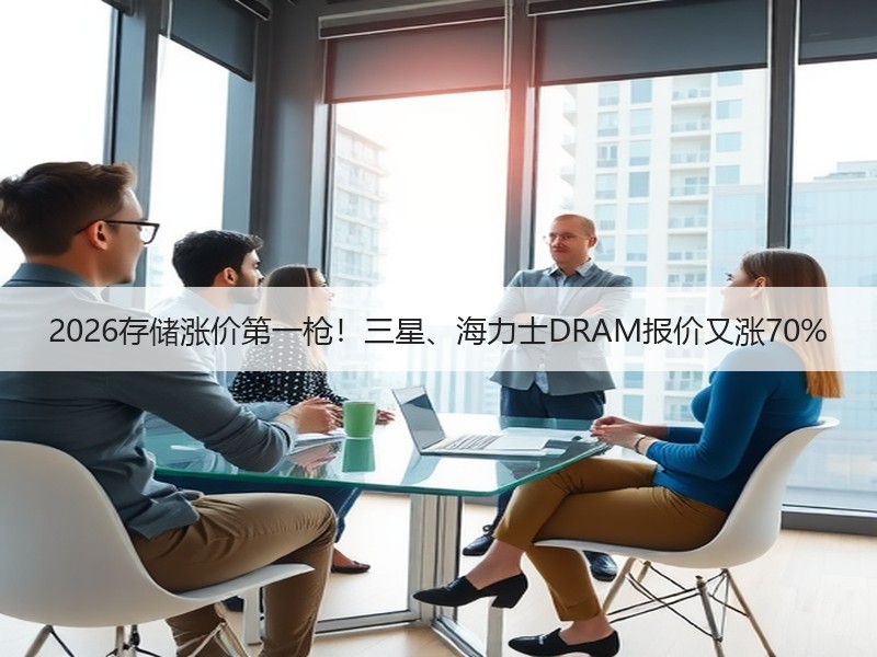2026存储涨价第一枪！三星、海力士DRAM报价又涨70%