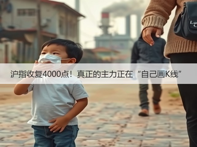 沪指收复4000点!真正的主力正在“自己画K线”(图1) 沪指收复4000点!真正的主力正在“自己画K线”(图1)