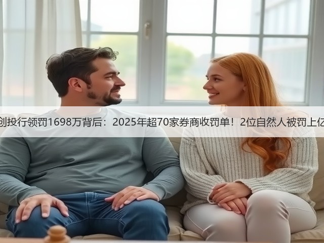 一创投行领罚1698万背后:2025年超70家券商收罚单!2位自然人被罚上亿元(图3) 一创投行领罚1698万背后:2025年超70家券商收罚单!2位自然人被罚上亿元(图3)