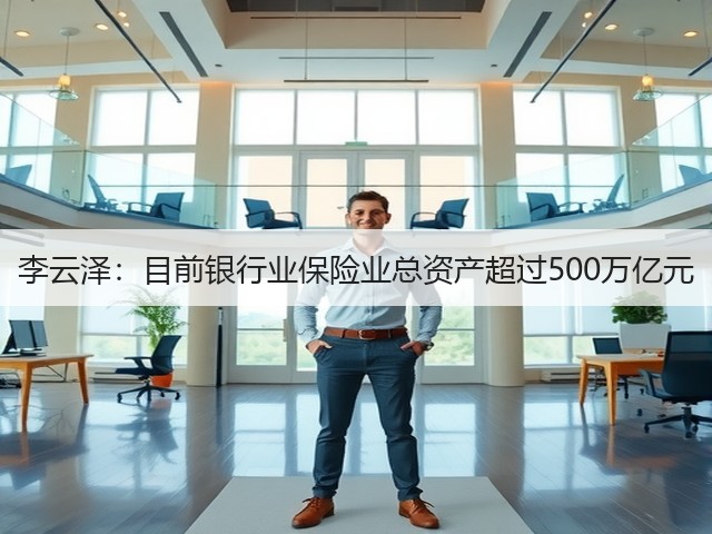李云泽:目前银行业保险业总资产超过500万亿元(图3) 李云泽:目前银行业保险业总资产超过500万亿元(图3)