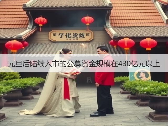 元旦后陆续入市的公募资金规模在430亿元以上(图1) 元旦后陆续入市的公募资金规模在430亿元以上(图1)