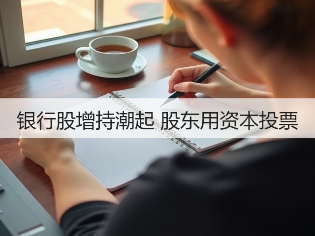 银行股增持潮起 股东用资本投票(图3)