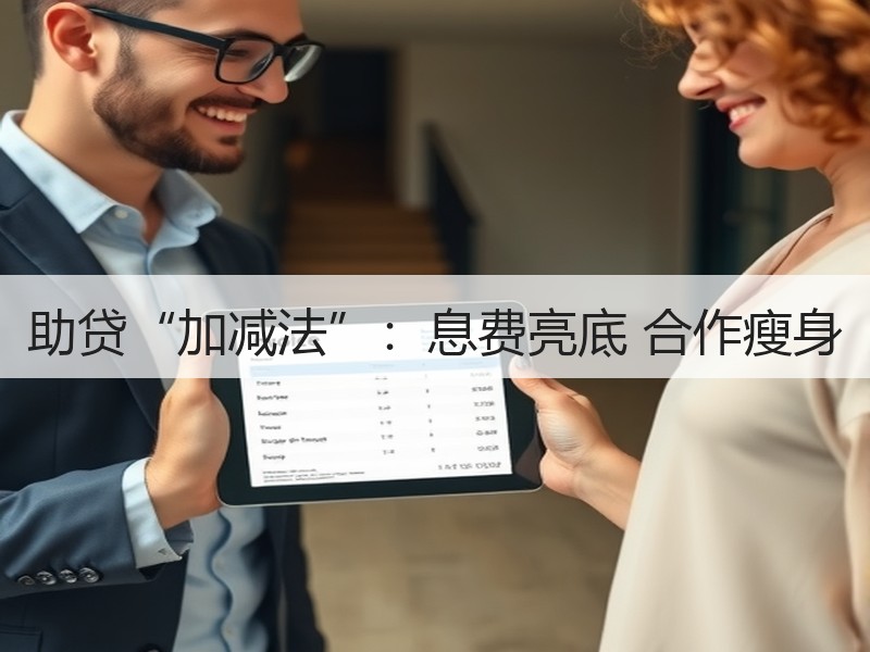 助贷“加减法”：息费亮底 合作瘦身