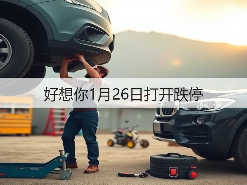 好想你1月26日打开跌停