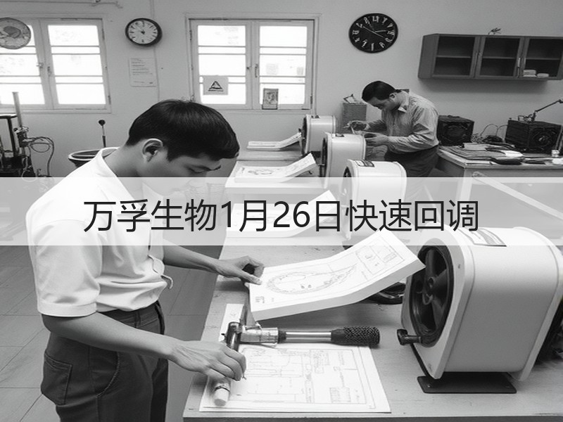万孚生物1月26日快速回调