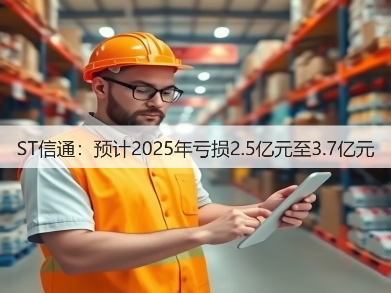 ST信通：预计2025年亏损2.5亿元至3.7亿元