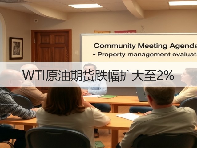WTI原油期货跌幅扩大至2%(图1)