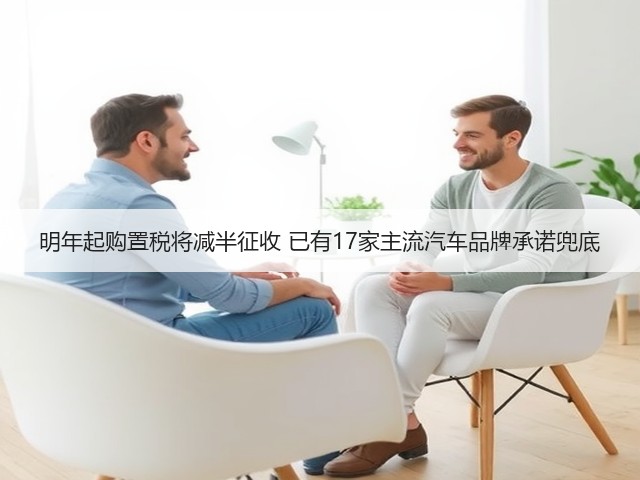 明年起购置税将减半征收 已有17家主流汽车品牌承诺兜底(图3) 明年起购置税将减半征收 已有17家主流汽车品牌承诺兜底(图3)