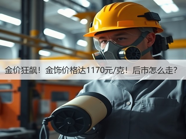 金价狂飙!金饰价格达1170元/克!后市怎么走?(图1) 金价狂飙!金饰价格达1170元/克!后市怎么走?(图1)