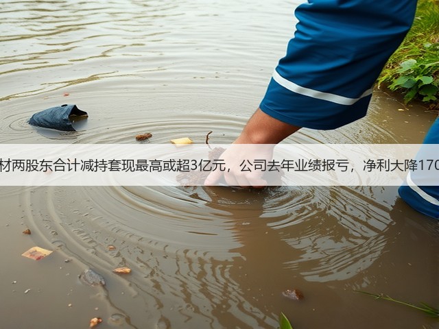 中旗新材两股东合计减持套现最高或超3亿元，公司去年业绩报亏，净利大降170%以上(图2)