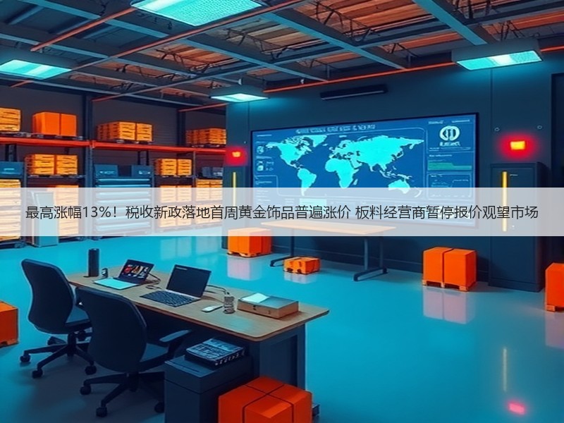 最高涨幅13%！税收新政落地首周黄金饰品普遍涨价 板料经营商暂停报价观望市场