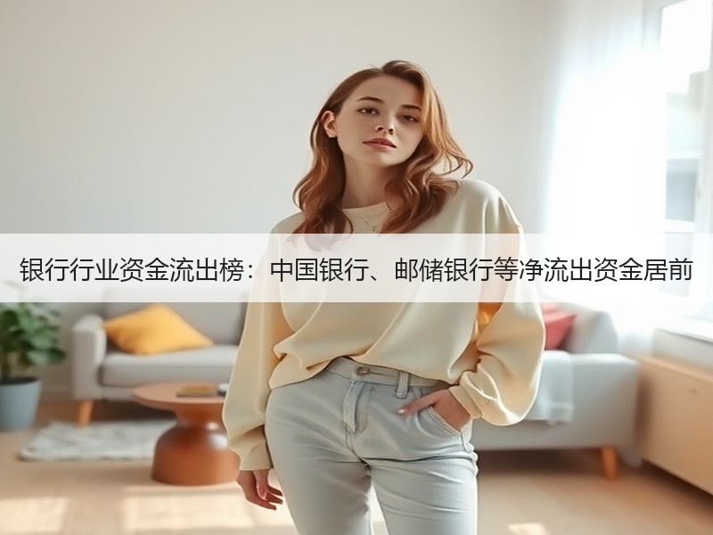 银行行业资金流出榜：中国银行、邮储银行等净流出资金居前