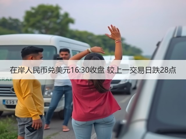 在岸人民币兑美元16:30收盘 较上一交易日跌28点(图1)