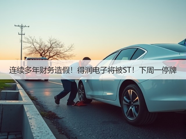 连续多年财务造假！得润电子将被ST！下周一停牌(图3)