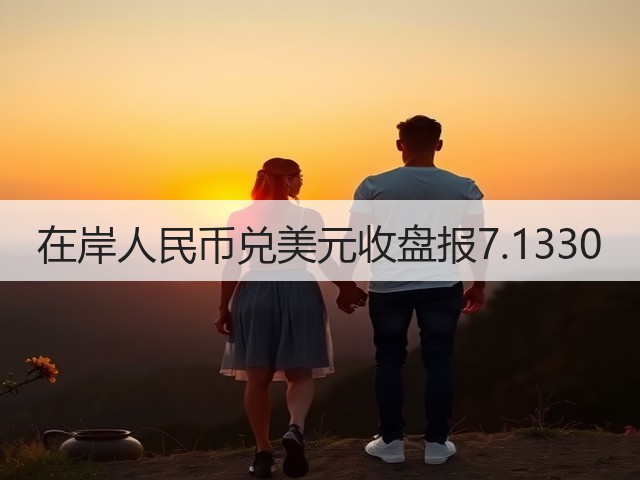 在岸人民币兑美元收盘报7.1330(图3)