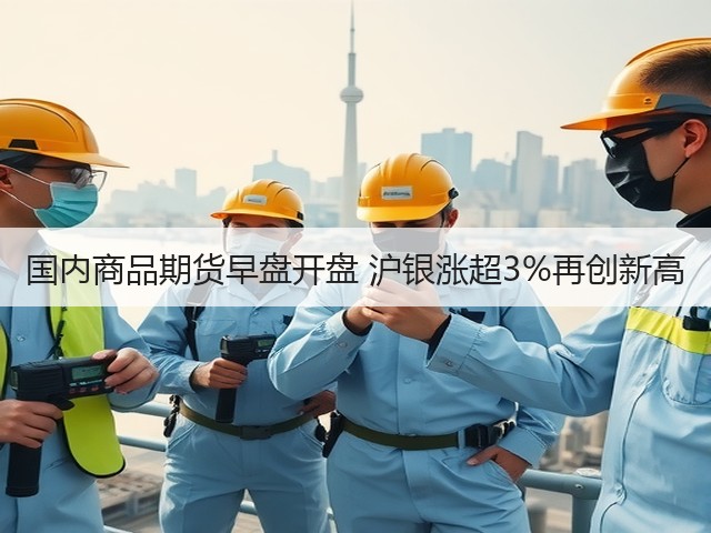 国内商品期货早盘开盘 沪银涨超3%再创新高(图2) 国内商品期货早盘开盘 沪银涨超3%再创新高(图2)