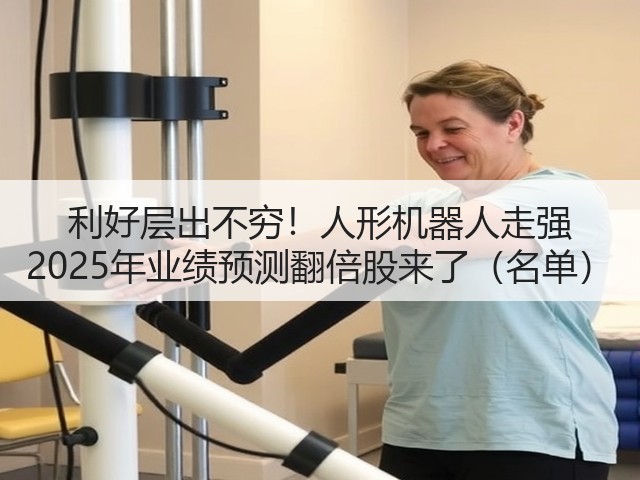 利好层出不穷!人形机器人走强 2025年业绩预测翻倍股来了(名单)(图1) 利好层出不穷!人形机器人走强 2025年业绩预测翻倍股来了(名单)(图1)