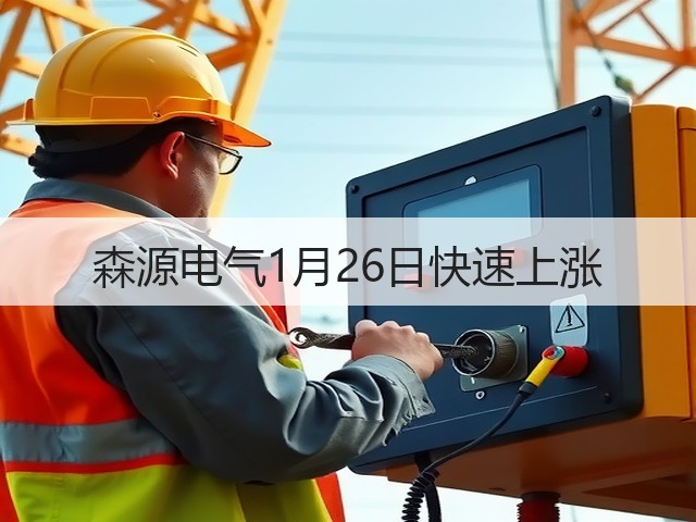 森源电气1月26日快速上涨(图1) 森源电气1月26日快速上涨(图1)