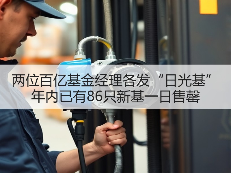 两位百亿基金经理各发“日光基” 年内已有86只新基一日售罄
