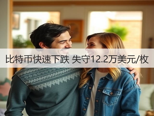 比特币快速下跌 失守12.2万美元/枚(图3)