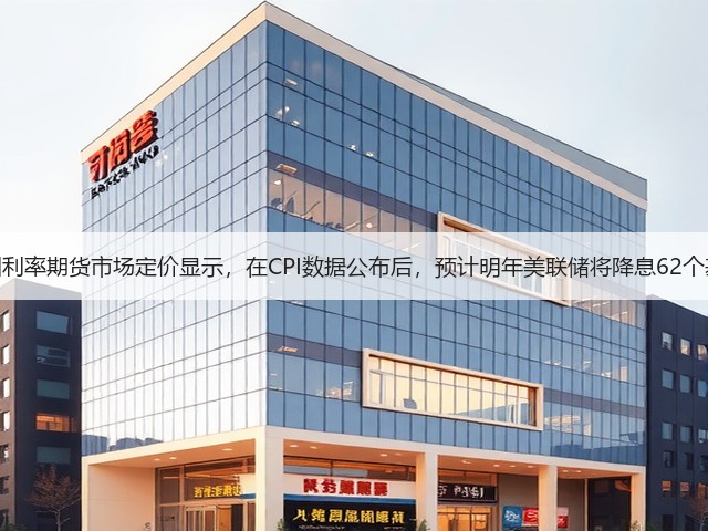美国利率期货市场定价显示，在CPI数据公布后，预计明年美联储将降息62个基点(图2)
