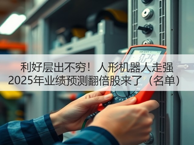 利好层出不穷!人形机器人走强 2025年业绩预测翻倍股来了(名单)(图2) 利好层出不穷!人形机器人走强 2025年业绩预测翻倍股来了(名单)(图2)