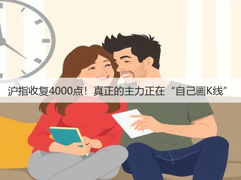 沪指收复4000点！真正的主力正在“自己画K线”